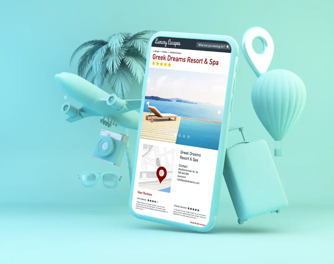Travel Agency Custom Website Development